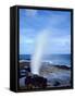 USA, Hawaii, Kauai. a Blowhole Spouts Seawater-Jaynes Gallery-Framed Stretched Canvas