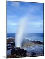 USA, Hawaii, Kauai. a Blowhole Spouts Seawater-Jaynes Gallery-Mounted Photographic Print