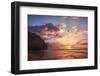 USA, Hawaii, Kauai, Coast, Sunset Along the Coast-Terry Eggers-Framed Photographic Print