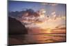 USA, Hawaii, Kauai, Coast, Sunset Along the Coast-Terry Eggers-Mounted Photographic Print