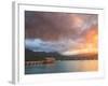 USA, Hawaii, Kauai, Hanalei Bay and Pier-Michele Falzone-Framed Photographic Print