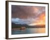 USA, Hawaii, Kauai, Hanalei Bay and Pier-Michele Falzone-Framed Photographic Print