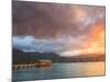 USA, Hawaii, Kauai, Hanalei Bay and Pier-Michele Falzone-Mounted Photographic Print