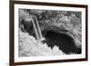 USA, Hawaii, Kauai, Infrared Island of Wailua Falls Kauai, HI,-Terry Eggers-Framed Photographic Print