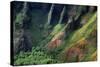USA, Hawaii, Kauai. Na Pali Cliffs from Awa'Awapui Trail-Roddy Scheer-Stretched Canvas