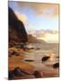 USA, Hawaii, Kauai. Waves Breaking on the Na Pali Coast-Jaynes Gallery-Mounted Photographic Print