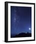 USA, Hawaii, Maui, Haleakala National Park, Science City Observatories and Milky Way-Michele Falzone-Framed Photographic Print