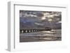 USA, Hawaii, Maui, Hanalei, Hanalei Pier at Sunset-Terry Eggers-Framed Photographic Print