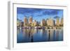 USA, Hawaii, Oahu, Honolulu, Ala Moana Marina-Rob Tilley-Framed Photographic Print