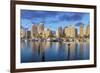 USA, Hawaii, Oahu, Honolulu, Ala Moana Marina-Rob Tilley-Framed Photographic Print