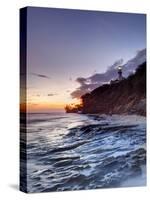 USA, Hawaii, Oahu, Honolulu, Diamond Head Lighthouse-Michele Falzone-Stretched Canvas