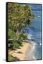 Usa, Hawaii, Oahu, Honolulu, Kahala Beach-Michele Falzone-Framed Stretched Canvas