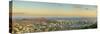 USA, Hawaii, Oahu, Honolulu Skyline and Diamond Head Crater, from Puu Ualakaa State Park-Michele Falzone-Stretched Canvas