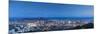 USA, Hawaii, Oahu, Honolulu Skyline and Diamond Head Crater-Michele Falzone-Mounted Photographic Print