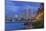 USA, Hawaii, Oahu, Honolulu, Twilight Waikiki-Rob Tilley-Mounted Photographic Print