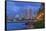 USA, Hawaii, Oahu, Honolulu, Twilight Waikiki-Rob Tilley-Framed Stretched Canvas