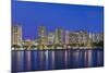 USA, Hawaii, Oahu, Honolulu, Twilight Waikiki-Rob Tilley-Mounted Photographic Print