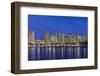 USA, Hawaii, Oahu, Honolulu, Twilight Waikiki-Rob Tilley-Framed Photographic Print