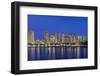 USA, Hawaii, Oahu, Honolulu, Twilight Waikiki-Rob Tilley-Framed Photographic Print