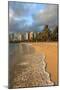 Usa, Hawaii, Oahu, Honolulu, Waikiki Beach and Skyline-Michele Falzone-Mounted Photographic Print