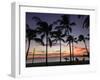 USA, Hawaii, Oahu, Honolulu, Waikiki Beach, Kapiolani Park-Michele Falzone-Framed Premium Photographic Print