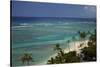 USA, Hawaii, Oahu, Honolulu, Waikiki, Fort Derussy Beach Park-David Wall-Stretched Canvas