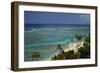 USA, Hawaii, Oahu, Honolulu, Waikiki, Fort Derussy Beach Park-David Wall-Framed Photographic Print