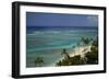 USA, Hawaii, Oahu, Honolulu, Waikiki, Fort Derussy Beach Park-David Wall-Framed Photographic Print