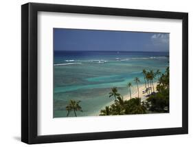 USA, Hawaii, Oahu, Honolulu, Waikiki, Fort Derussy Beach Park-David Wall-Framed Photographic Print