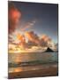 USA, Hawaii, Oahu, Kualoa Beach Park, Mokolii Island (Chinaman's Hat)-Michele Falzone-Mounted Photographic Print