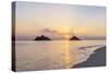 USA, Hawaii, Oahu, Lanikai Beach Sunrise-Rob Tilley-Stretched Canvas