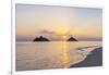 USA, Hawaii, Oahu, Lanikai Beach Sunrise-Rob Tilley-Framed Photographic Print