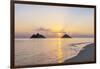 USA, Hawaii, Oahu, Lanikai Beach Sunrise-Rob Tilley-Framed Photographic Print