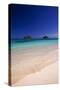 USA, Hawaii, Oahu, Lanikai Twin Mokulua Islands with Blue Water-Terry Eggers-Stretched Canvas