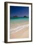 USA, Hawaii, Oahu, Lanikai Twin Mokulua Islands with Blue Water-Terry Eggers-Framed Photographic Print