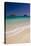 USA, Hawaii, Oahu, Lanikai Twin Mokulua Islands with Blue Water-Terry Eggers-Stretched Canvas