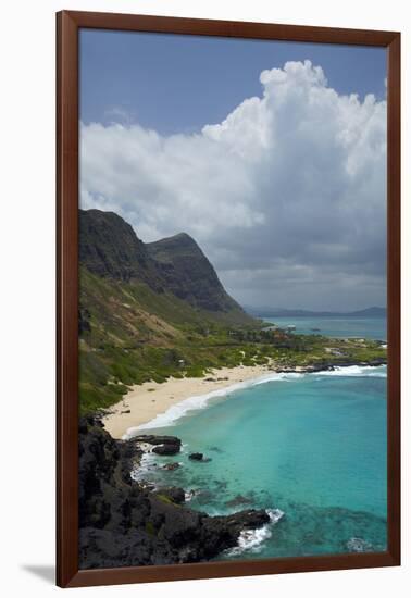 USA, Hawaii, Oahu, Makapu'u Beach-David Wall-Framed Photographic Print