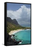 USA, Hawaii, Oahu, Makapu'u Beach-David Wall-Framed Stretched Canvas