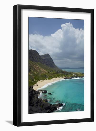 USA, Hawaii, Oahu, Makapu'u Beach-David Wall-Framed Premium Photographic Print