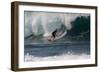 USA, Hawaii, Oahu, Surfers in Action at the Pipeline-Terry Eggers-Framed Photographic Print