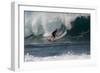 USA, Hawaii, Oahu, Surfers in Action at the Pipeline-Terry Eggers-Framed Photographic Print