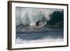 USA, Hawaii, Oahu, Surfers in Action at the Pipeline-Terry Eggers-Framed Photographic Print