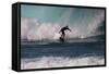 USA, Hawaii, Oahu, Surfers in Action at the Pipeline-Terry Eggers-Framed Stretched Canvas