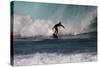 USA, Hawaii, Oahu, Surfers in Action at the Pipeline-Terry Eggers-Stretched Canvas