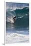 USA, Hawaii, Oahu, Surfers in Action at the Pipeline-Terry Eggers-Framed Premium Photographic Print