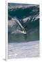 USA, Hawaii, Oahu, Surfers in Action at the Pipeline-Terry Eggers-Framed Photographic Print