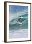 USA, Hawaii, Oahu, Surfers in Action at the Pipeline-Terry Eggers-Framed Photographic Print