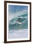 USA, Hawaii, Oahu, Surfers in Action at the Pipeline-Terry Eggers-Framed Photographic Print