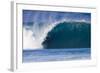 USA, Hawaii, Oahu, Surfers in Action at the Pipeline-Terry Eggers-Framed Photographic Print