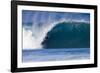 USA, Hawaii, Oahu, Surfers in Action at the Pipeline-Terry Eggers-Framed Photographic Print